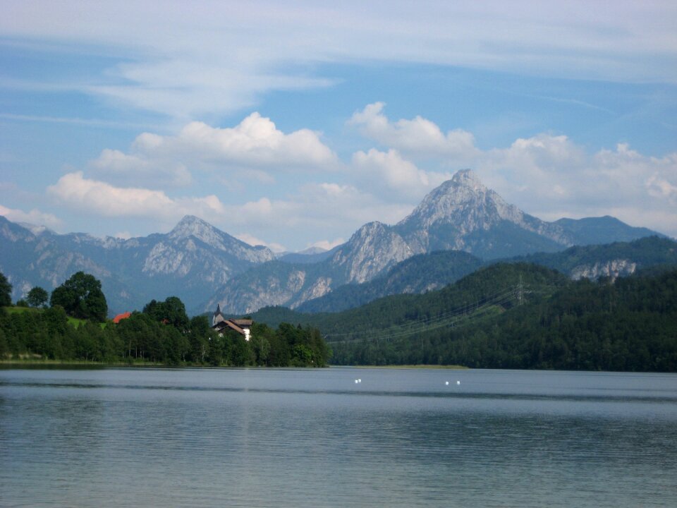 Sea mountains landscape