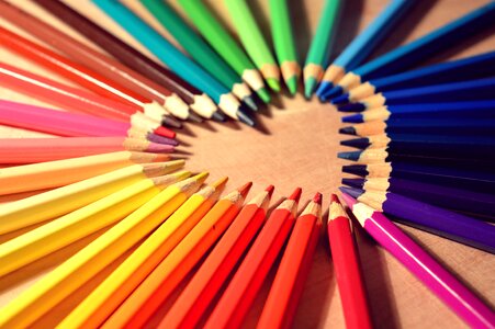 Love art colors