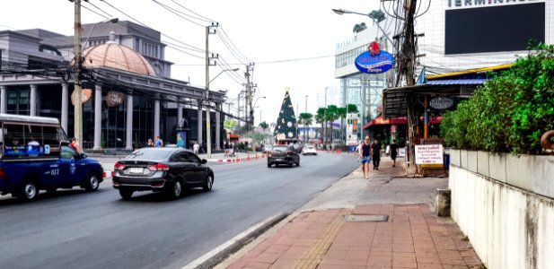 There is a Christmas Tree at the end of the Road