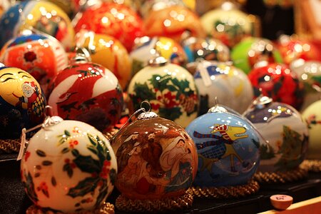 Christmas decoration market holiday