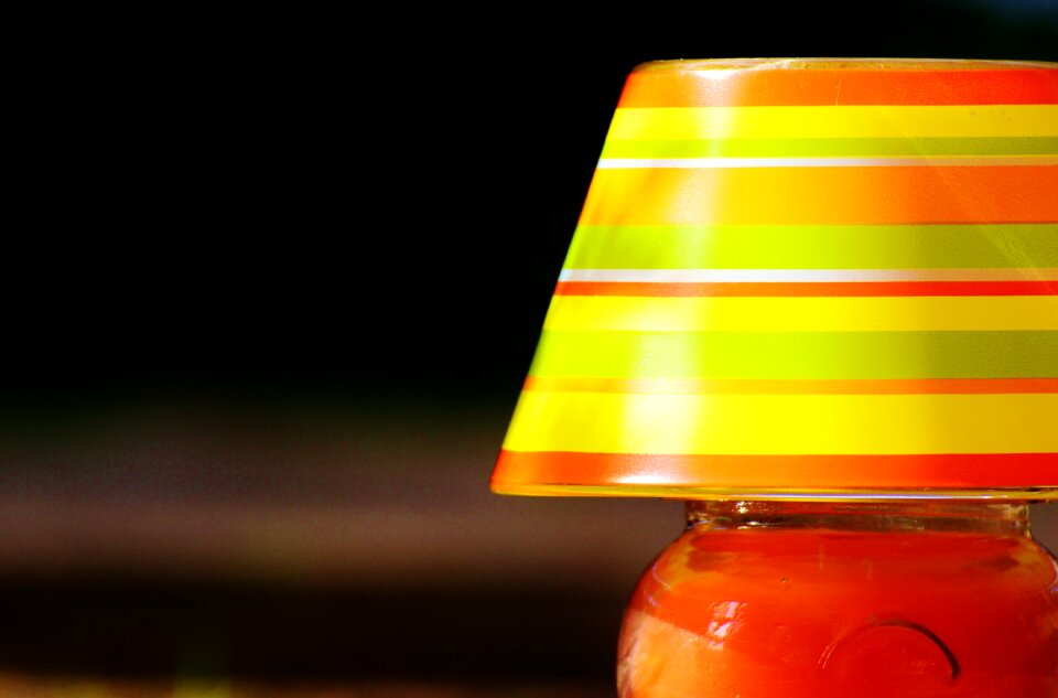 Summer colors lampshade mood