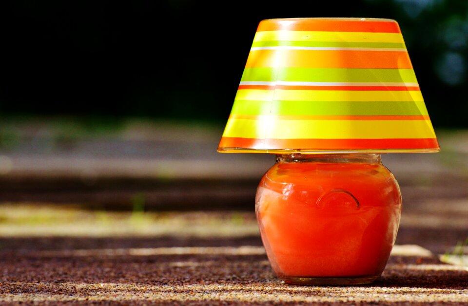Summer colors lampshade mood