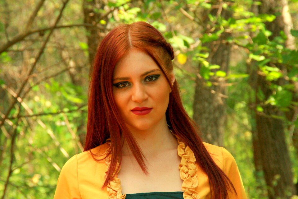 Autumn leaves dress