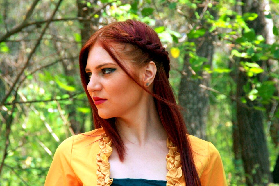 Autumn leaves dress