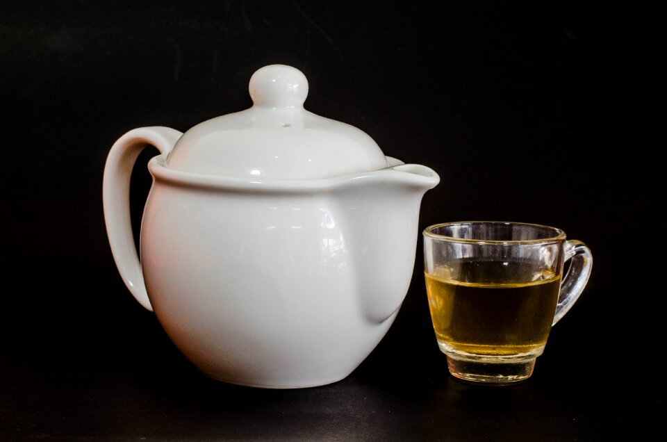Dark black black tea
