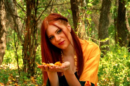 Autumn leaves dress