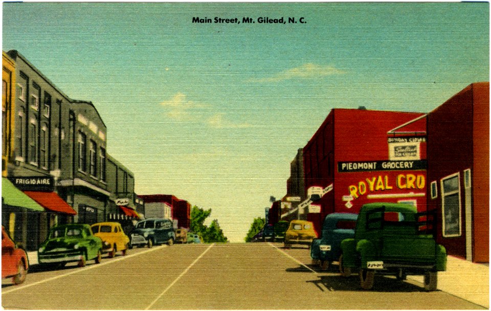 Main Street, Mt. Gilead, N.C.