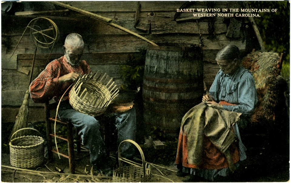 Basket Weaving in the Mountains of Western North Carolina