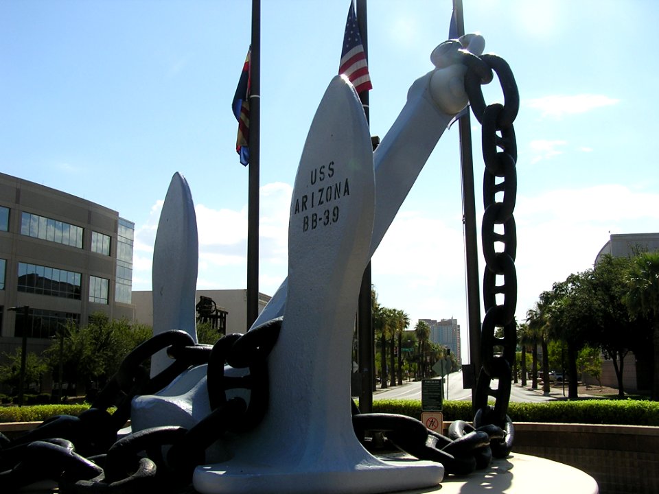 USS Arizona Anchor BB39
