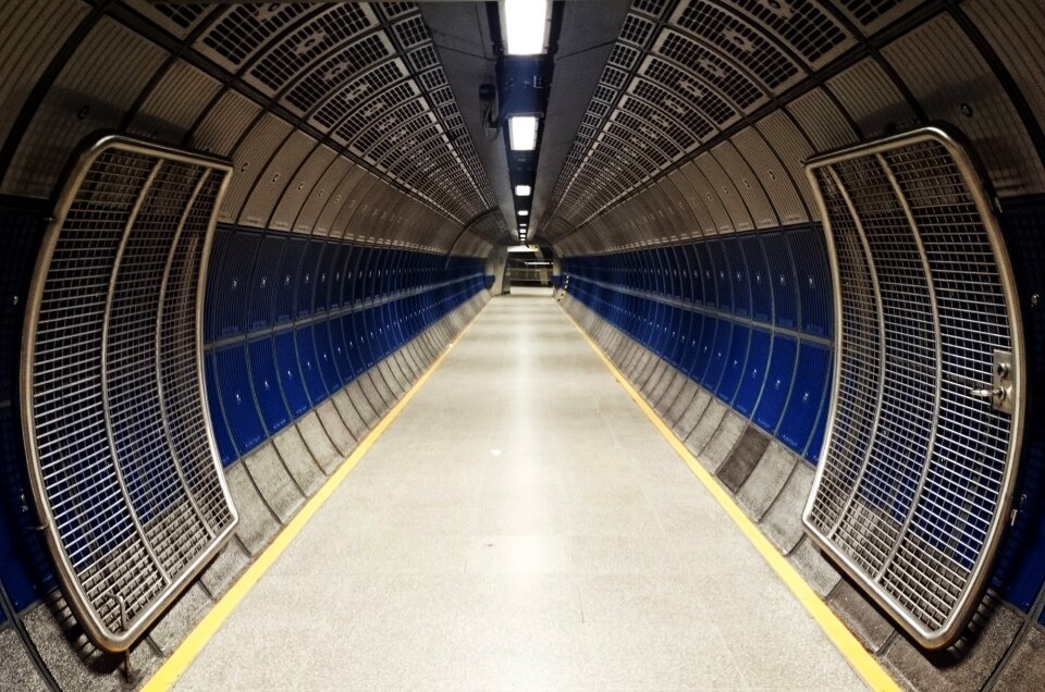 Subway tube london photo