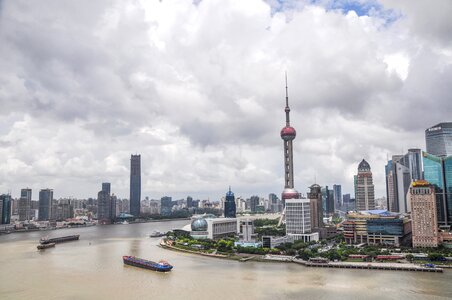 Street the bund the scenery photo