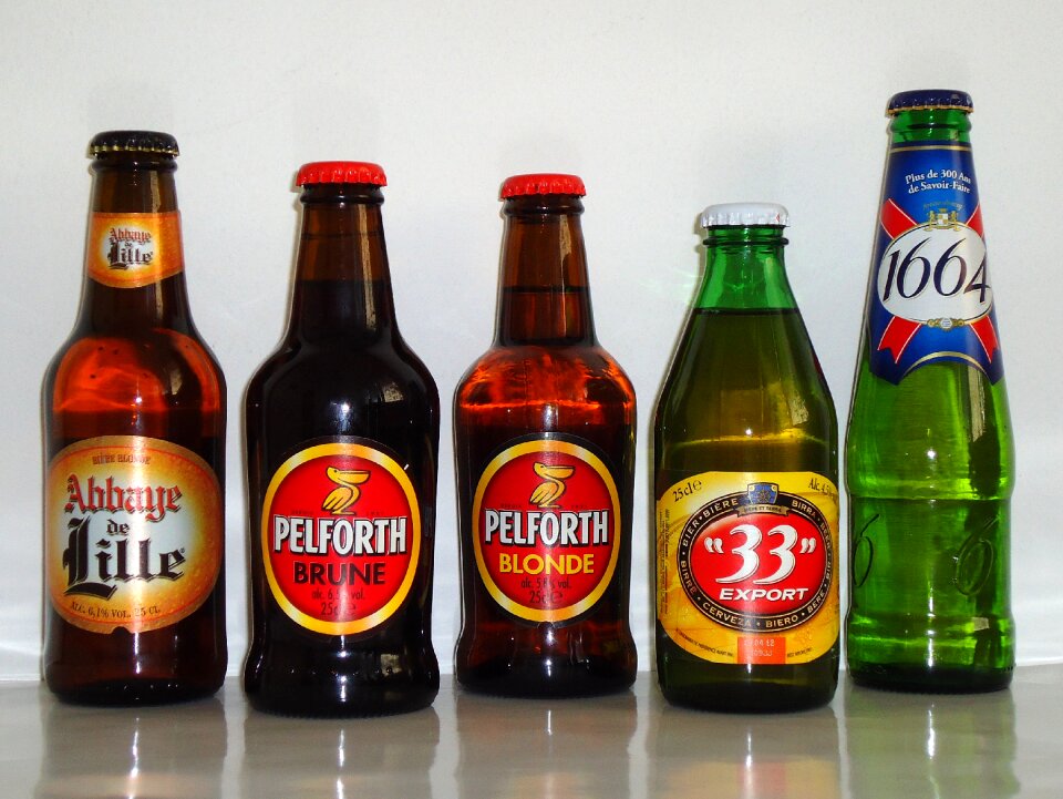 Bottles brands beverage