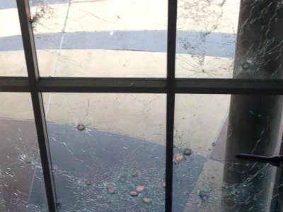 Dallas police window