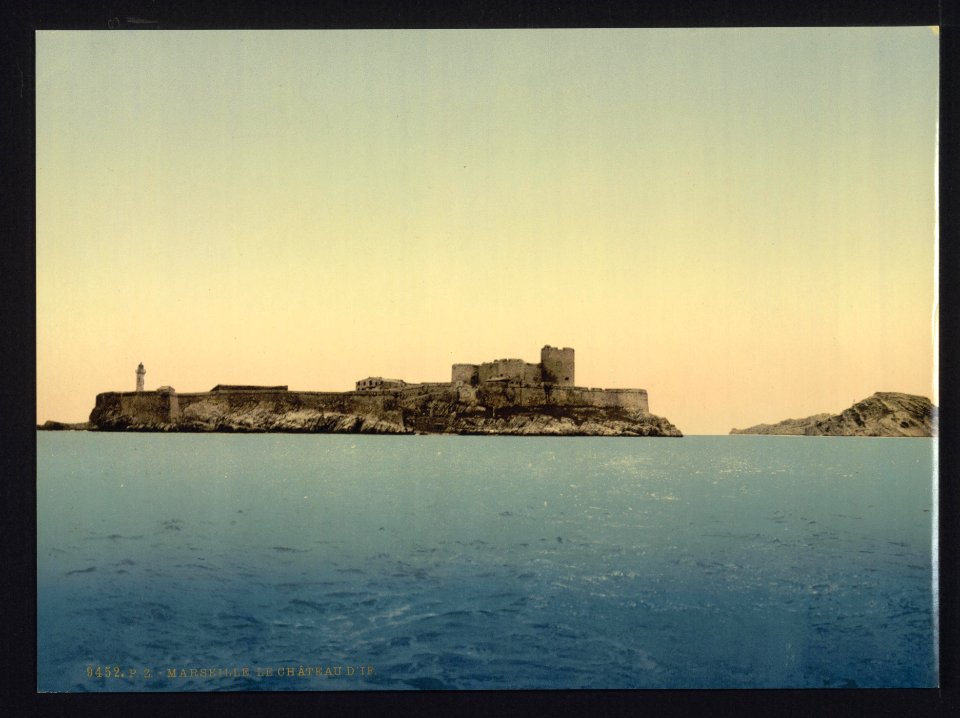 Chateau d'If, from the sea, Marseilles, France