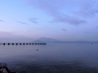 Italy lake garda sky photo