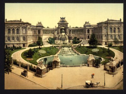 Palace Longchamps, Marseilles, France.
