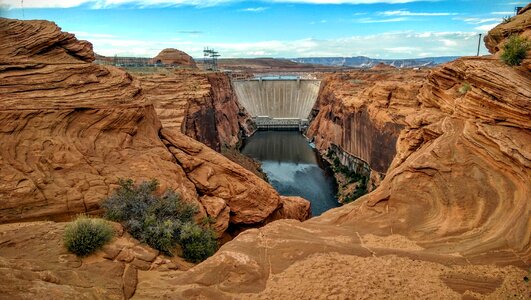 Bridge lake powell colorado river photo