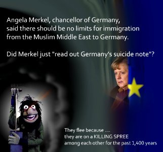 merkel suicide note photo