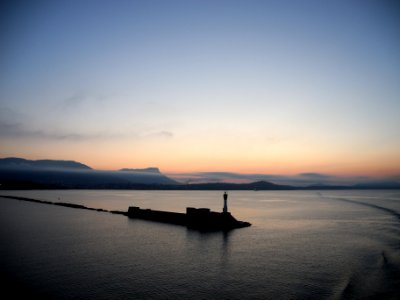Méditerranée, soleil levant