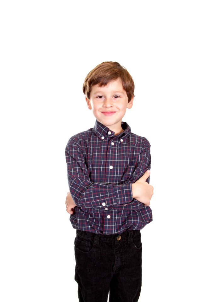 Young caucasian kid