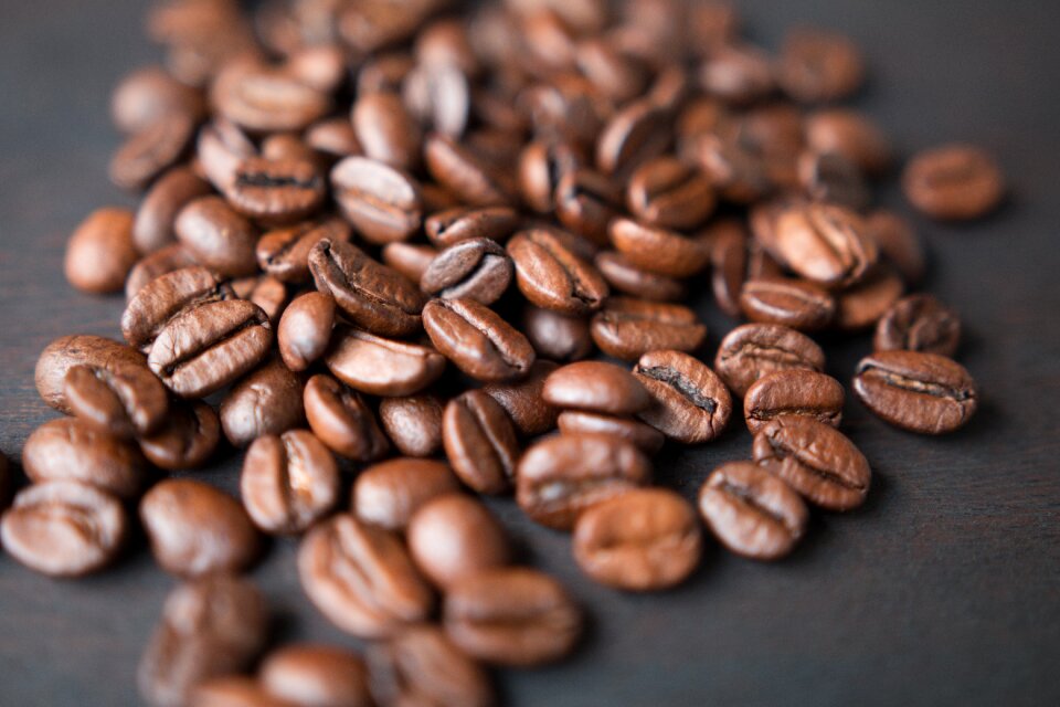 Brown caffeine roasted