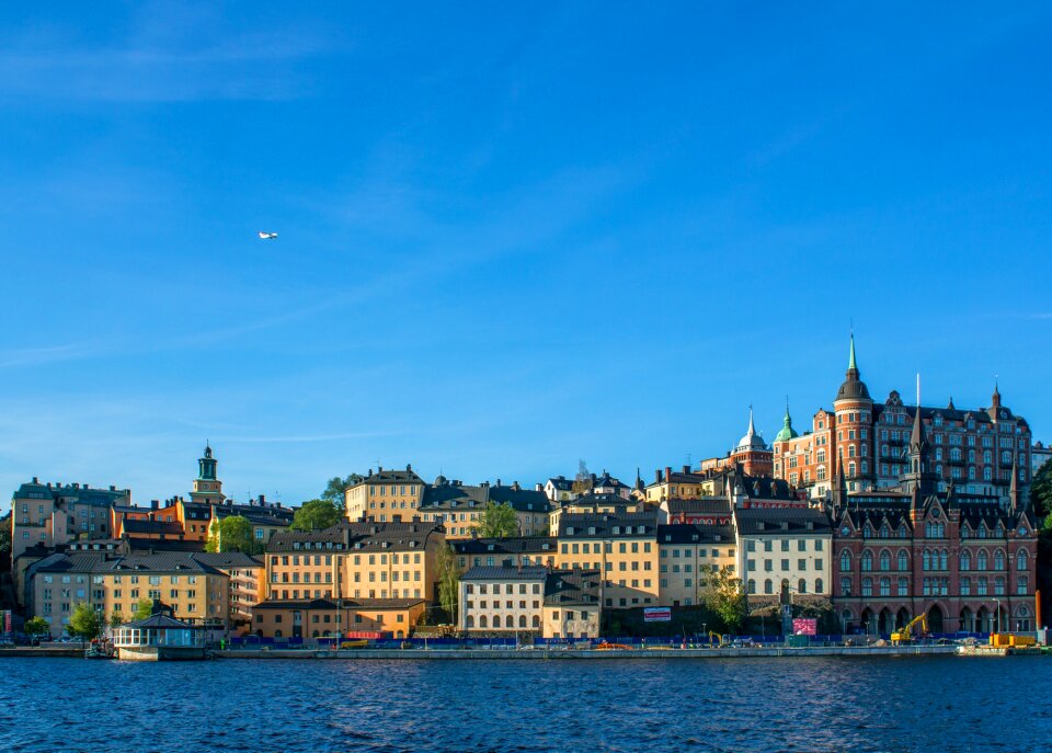 Stockholm pier beach