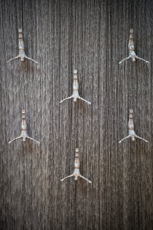 Waterfall swim diving