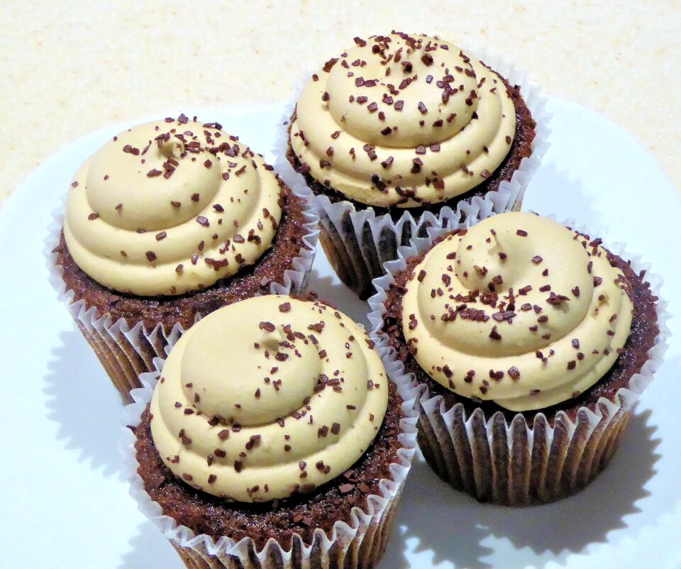 Chocolate caramel sweet food