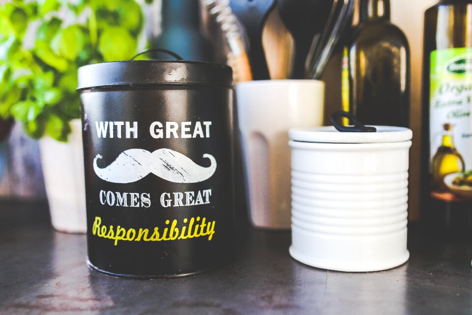 Mustache vintage interior