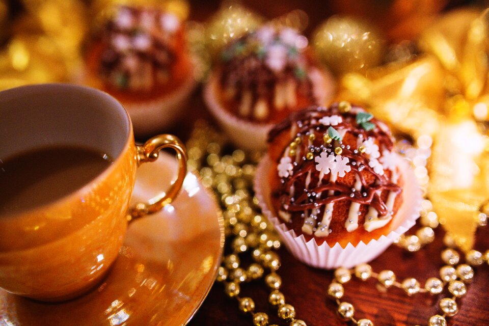 Holidays cupcake muffin photo