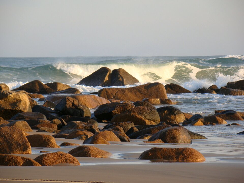 Waves rocks holidays