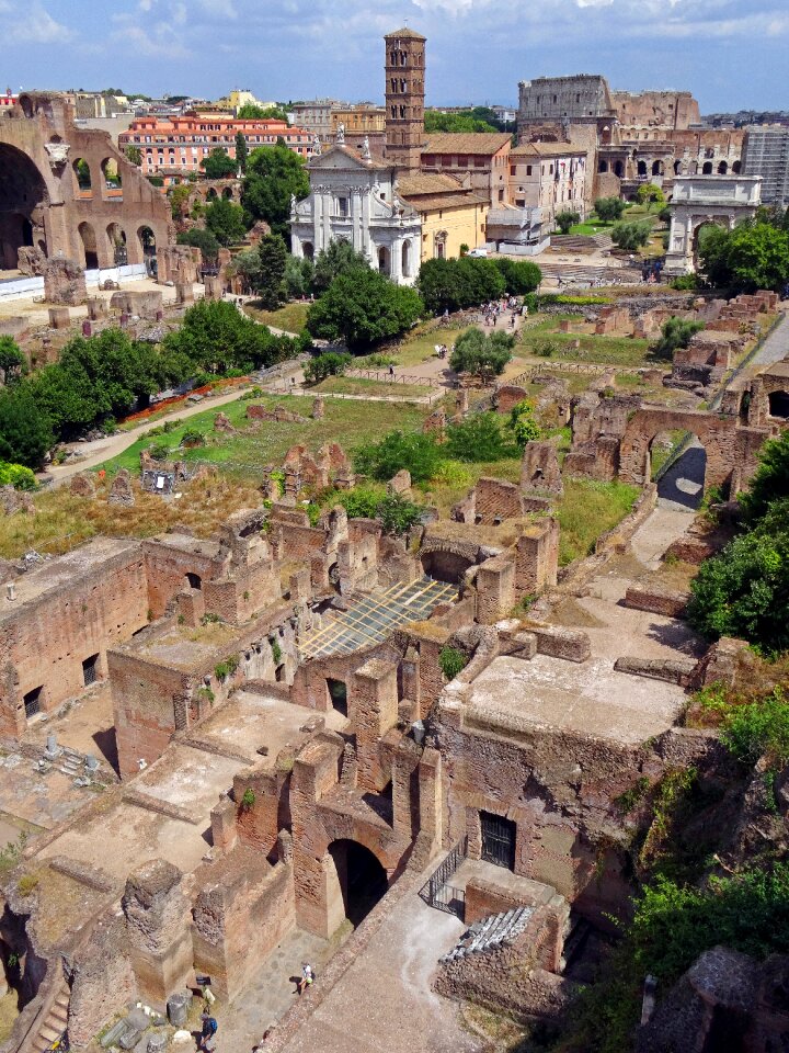 Roman forum ancient architecture city photo