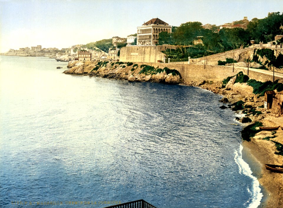 La Corniche, Marseille, France, ca. 1895.