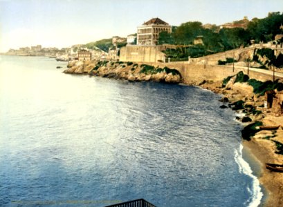 La Corniche, Marseille, France, ca. 1895.