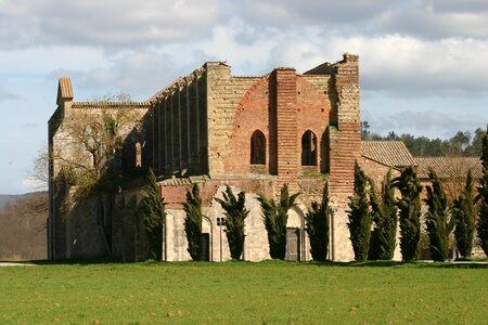Abbey abbazia san galgano vault photo
