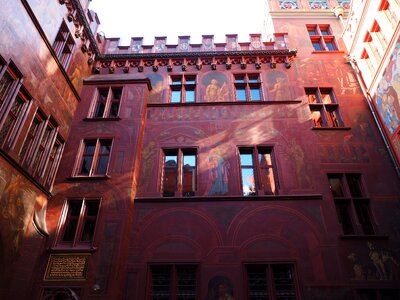 Town hall basel building photo