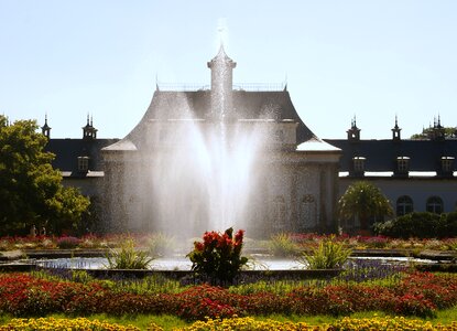 Pillnitz fountain water park area