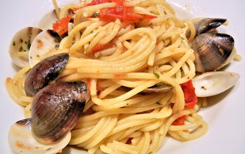 Olive oil garlic food