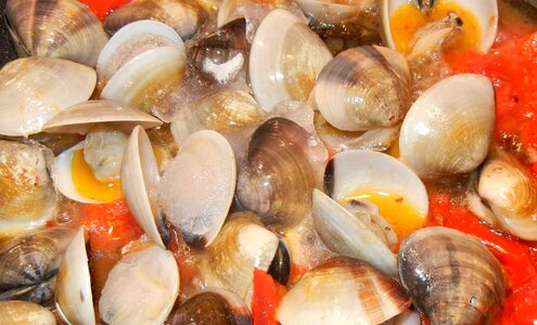 Olive oil garlic food
