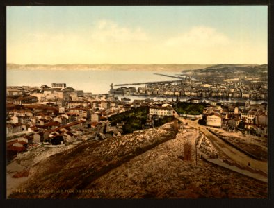 General view from Notre Dame de la Garde, Marseilles, France