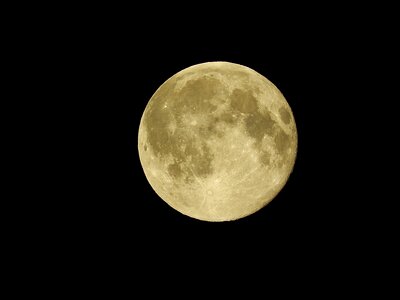 Full moon moon close up