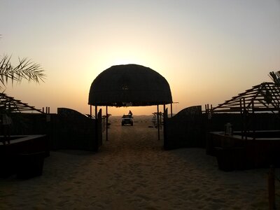 Sunset nature dubai