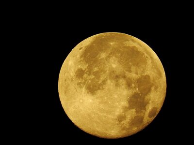 Full moon moon close up