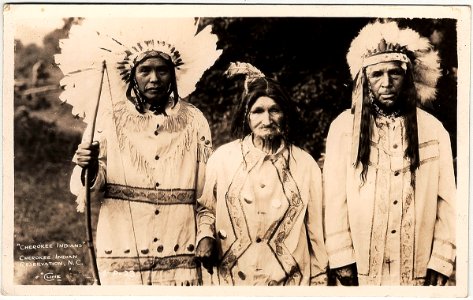 "Cherokee Indians" Cherokee Indian Reservation, N.C. photo