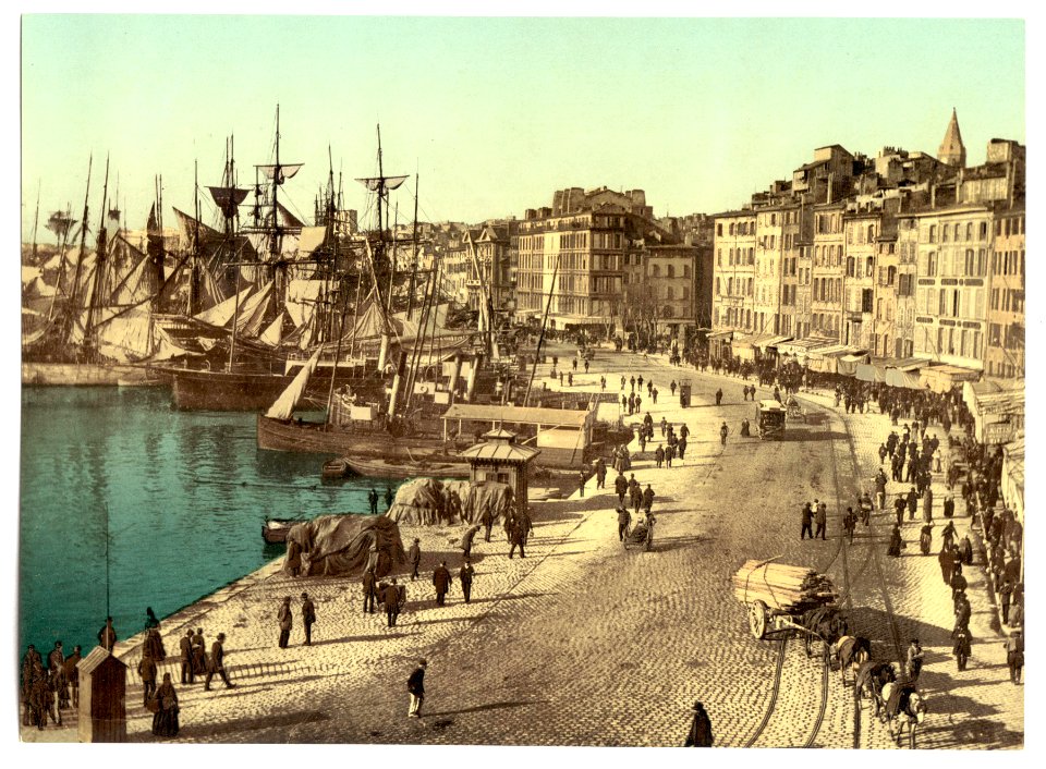 Old Harbor (Vieux-Port), Marseille, France.