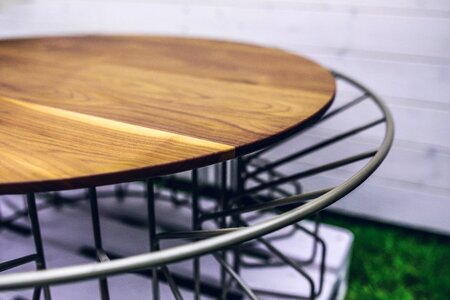 Coffee table design interior photo