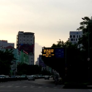 propaganda on way to airport