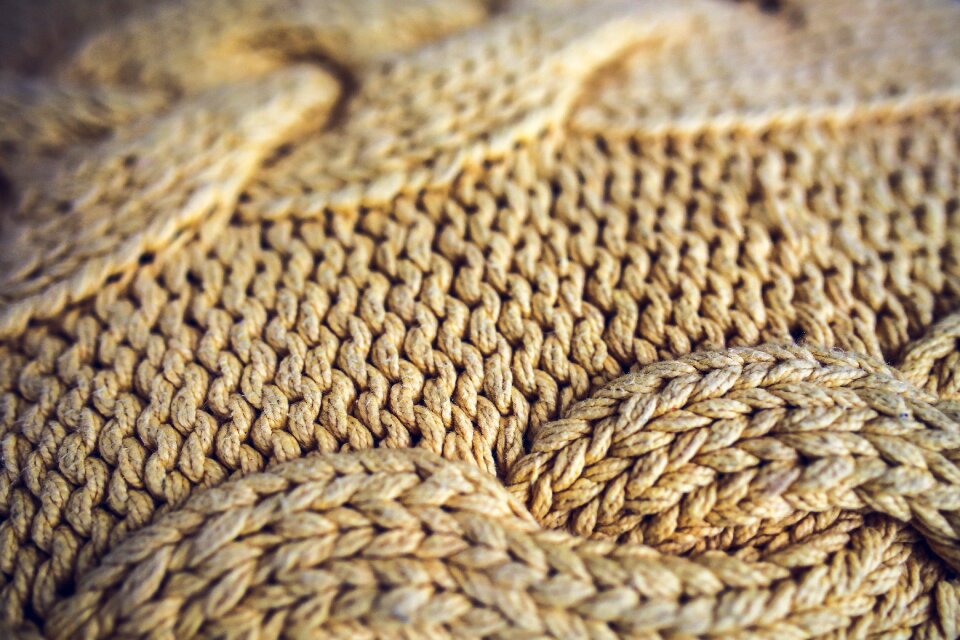 Overlay wool weave