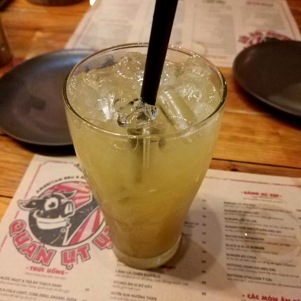 nước mía bỏ lò quán ụt ịt sugar cane juice bake in oven