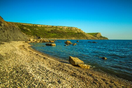 Ocean chapman's pool seascape photo